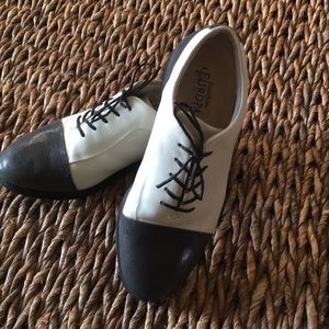 FootJoy “Europa Collection”. Cream/black. 7.5